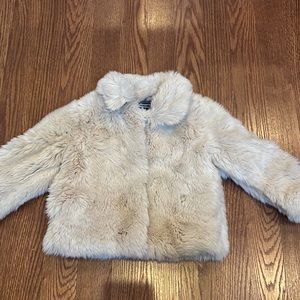Tommy Hilfiger size 12-18months faux fur jacket.